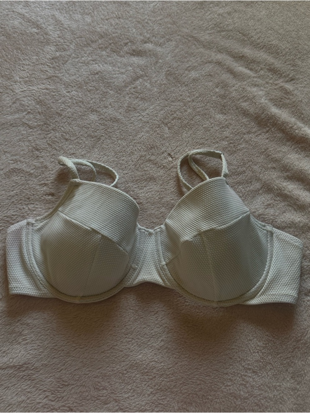 Everyday Structured Underwire Bikini in Light Cream/White